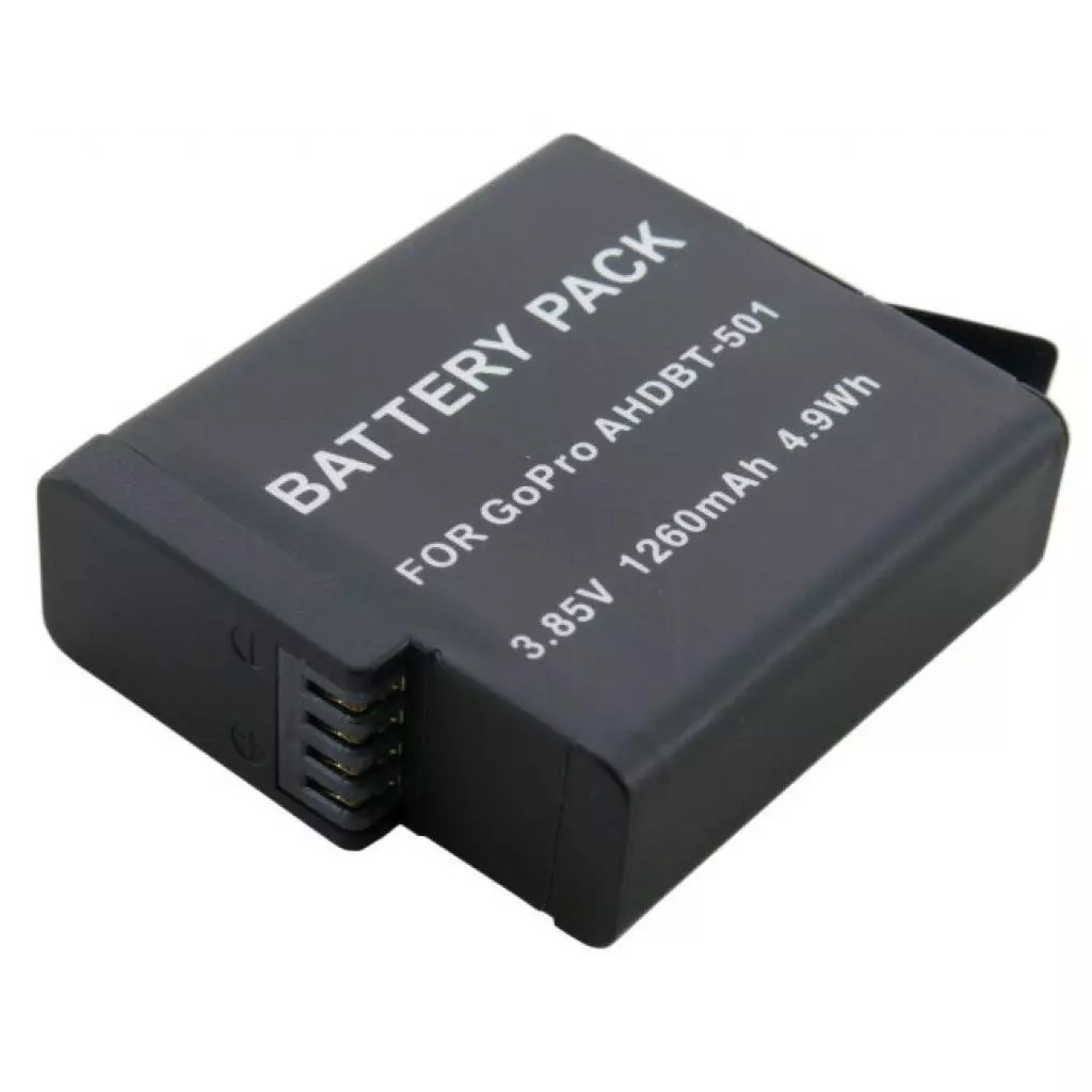 Аккумулятор к фото/видео Extradigital GoPro HERO 5, 1260 mAh (BDG2693) - 3 Аккумулятор к фото/видео Extradigital GoPro HERO 5, 1260 mAh (BDG2693) - 3