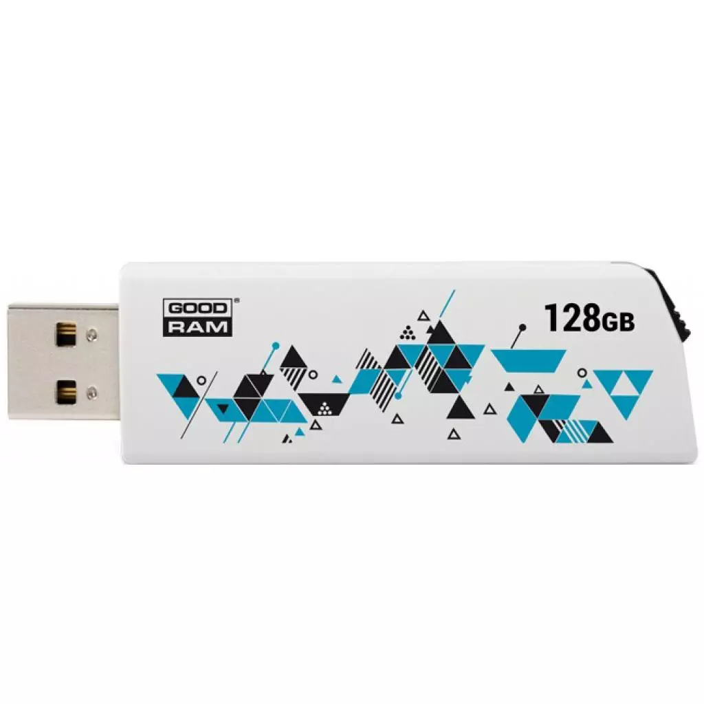 USB флеш накопитель Goodram 128GB UCL2 Click White USB 2.0 (UCL2-1280W0R11) - 2 USB флеш накопитель Goodram 128GB UCL2 Click White USB 2.0 (UCL2-1280W0R11) - 2