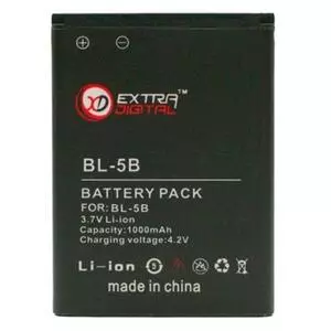 Аккумуляторная батарея для телефона Extradigital Nokia BL-5B (BMN6272)