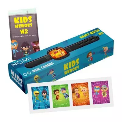Смарт-часы Nomi Kids Heroes W2 Blue - 6