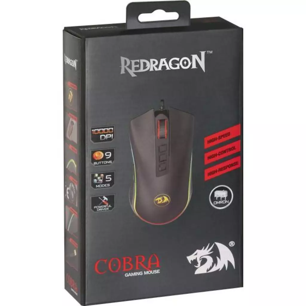 Мышка Redragon Cobra RGB Black (75054) - 7 Мышка Redragon Cobra RGB Black (75054) - 7
