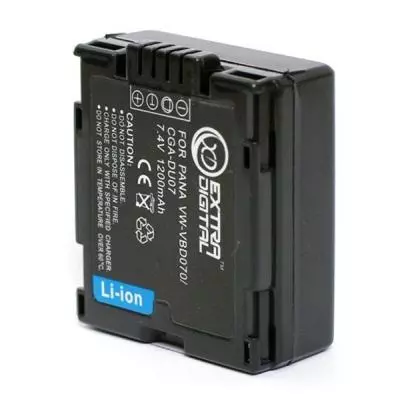 Аккумулятор к фото/видео Extradigital Panasonic VW-VBD070, CGA-DU07 (BDP2581) - 1