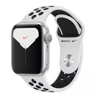 Смарт-часы Apple Watch Nike Series 5 GPS, 44mm Silver Aluminium Case with Pur (MX3V2UL/A)