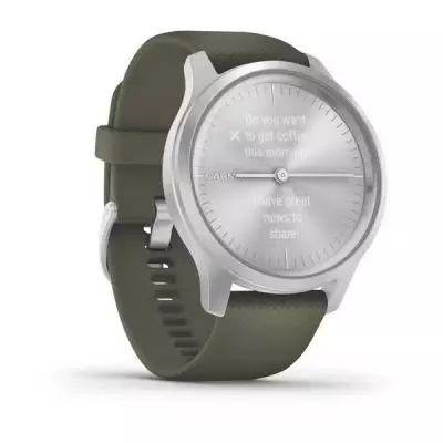 Смарт-часы Garmin Vivomove Style Silver Aluminum Case with Moss Silicone Band (010-02240-21/01) - 2 Смарт-часы Garmin Vivomove Style Silver Aluminum Case with Moss Silicone Band (010-02240-21/01) - 2