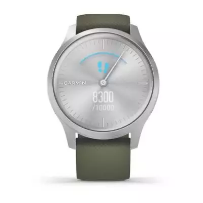 Смарт-часы Garmin Vivomove Style Silver Aluminum Case with Moss Silicone Band (010-02240-21/01) - 3 Смарт-часы Garmin Vivomove Style Silver Aluminum Case with Moss Silicone Band (010-02240-21/01) - 3