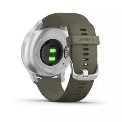 Смарт-часы Garmin Vivomove Style Silver Aluminum Case with Moss Silicone Band (010-02240-21/01) - 5 Смарт-часы Garmin Vivomove Style Silver Aluminum Case with Moss Silicone Band (010-02240-21/01) - 5