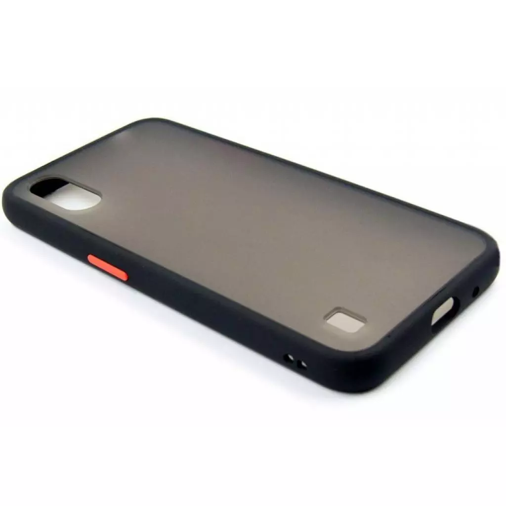 Чехол для моб. телефона Dengos Samsung Galaxy A01 (black) (DG-TPU-MATT-32) - 1