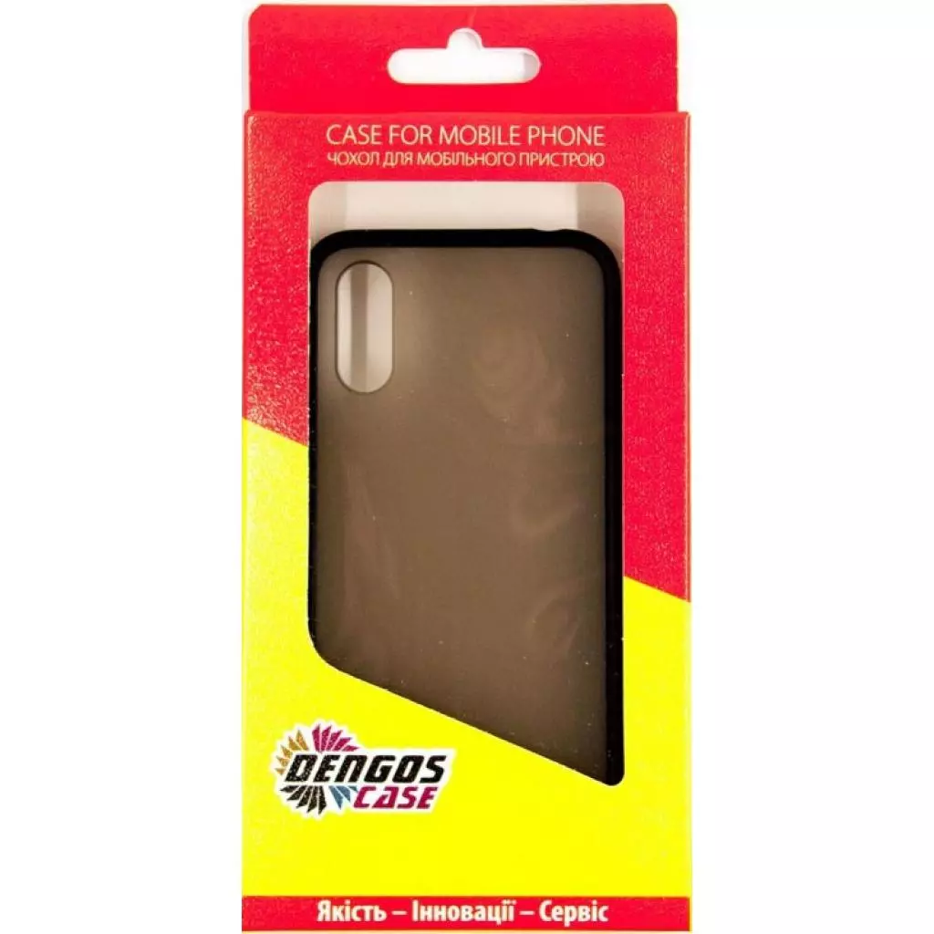 Чехол для моб. телефона Dengos Samsung Galaxy A01 (black) (DG-TPU-MATT-32) - 3