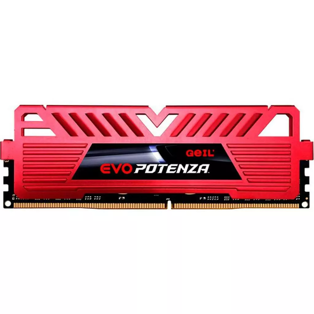 Модуль памяти для компьютера DDR4 8GB 3200 MHz Evo Potenza Red Geil (GPR48GB3200C16ASC)