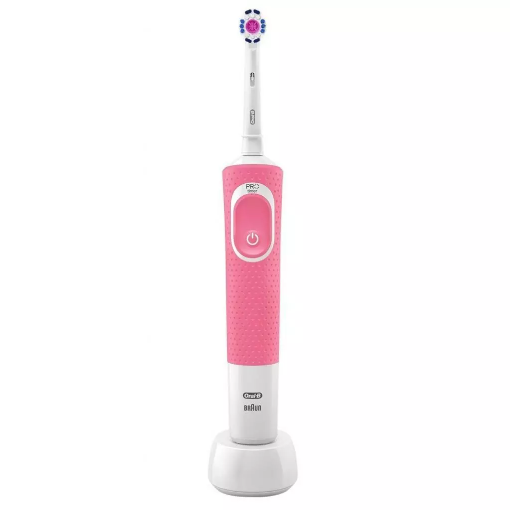 Электрическая зубная щетка Braun D100.413.1 (Oral-B Vitality PRO 3D White Pink)