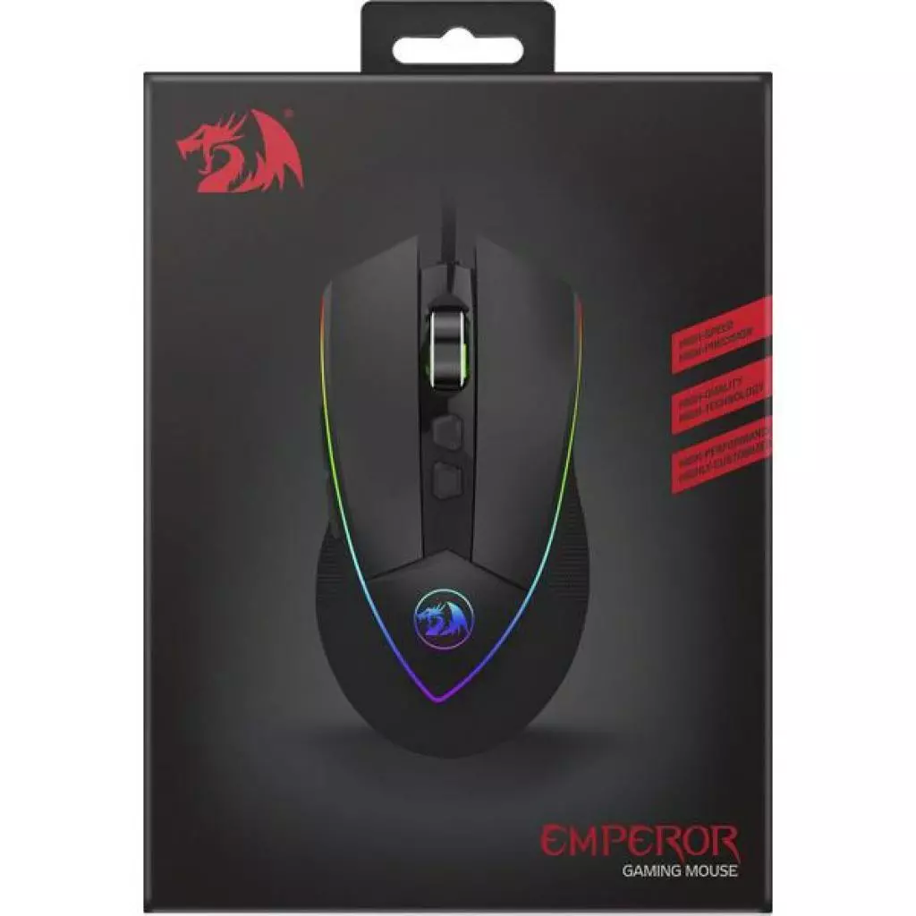 Мышка Redragon Emperor RGB IR USB Black (78323) - 3 Мышка Redragon Emperor RGB IR USB Black (78323) - 3