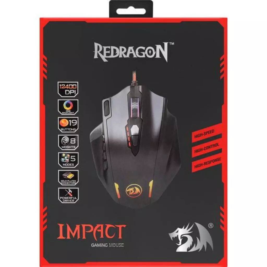Мышка Redragon Impact RGB IR USB Black (78322) - 3 Мышка Redragon Impact RGB IR USB Black (78322) - 3