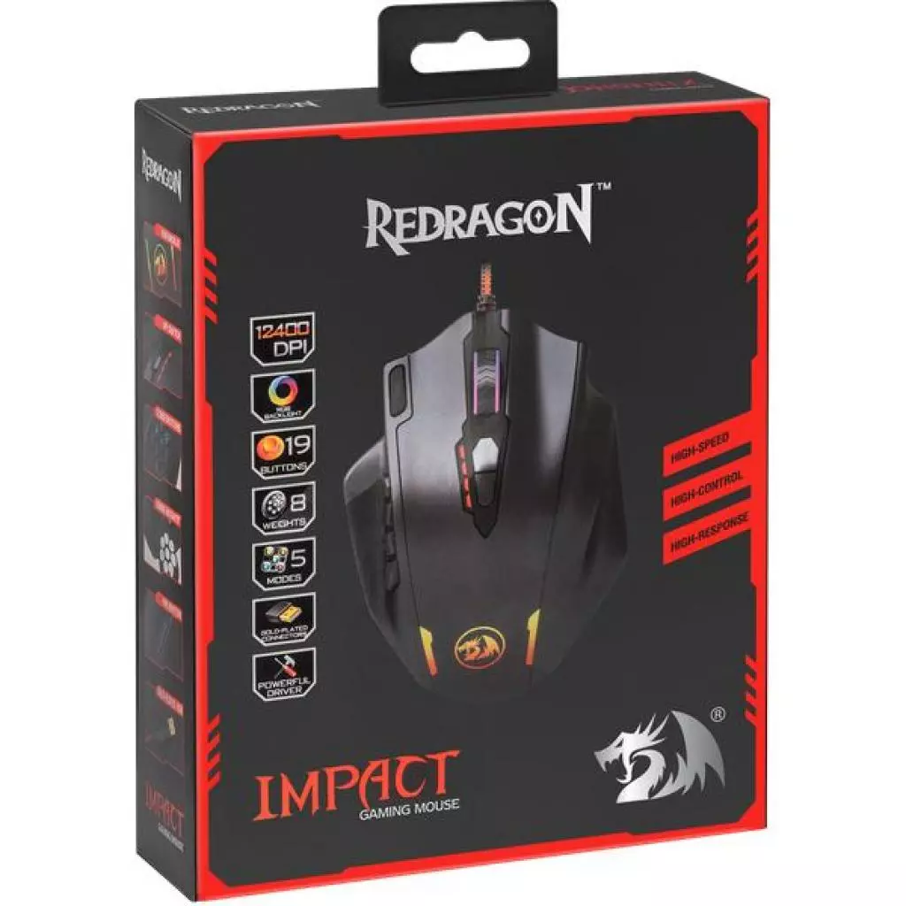 Мышка Redragon Impact RGB IR USB Black (78322) - 11 Мышка Redragon Impact RGB IR USB Black (78322) - 11