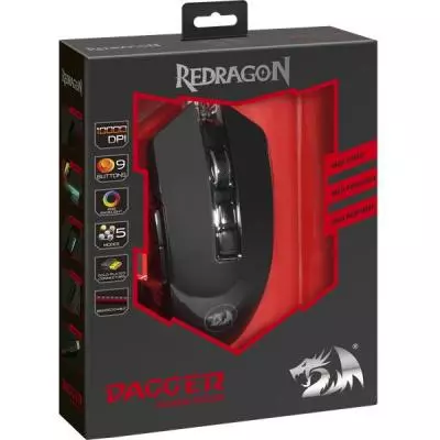 Мышка Redragon Dagger IR USB Black (75092) - 11 Мышка Redragon Dagger IR USB Black (75092) - 11