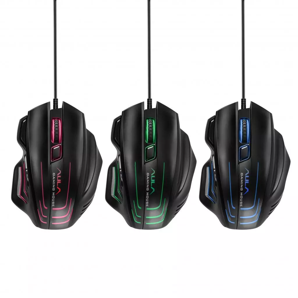 Мышка Aula Ghost Shark Lite Black (6948391212418) - 5