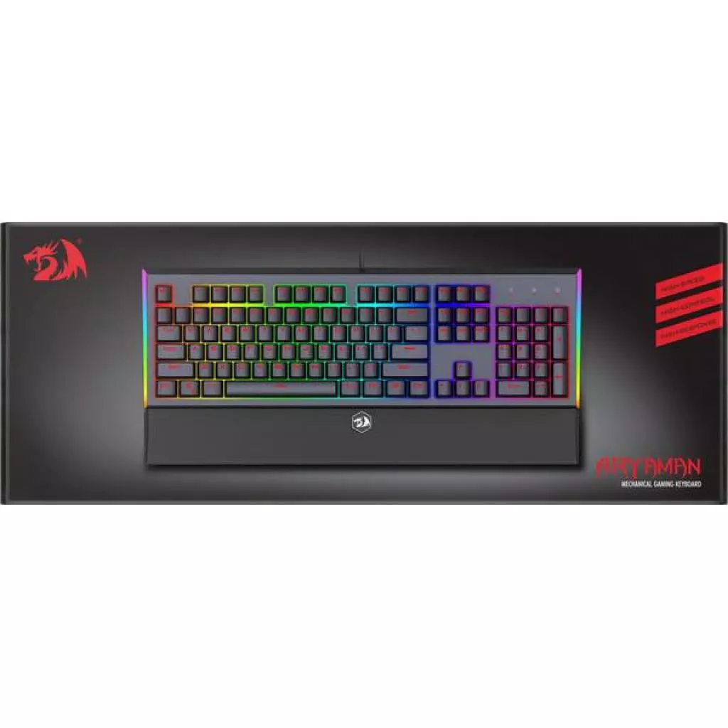 Клавиатура Redragon Aryaman RGB USB Black (75142) - 3