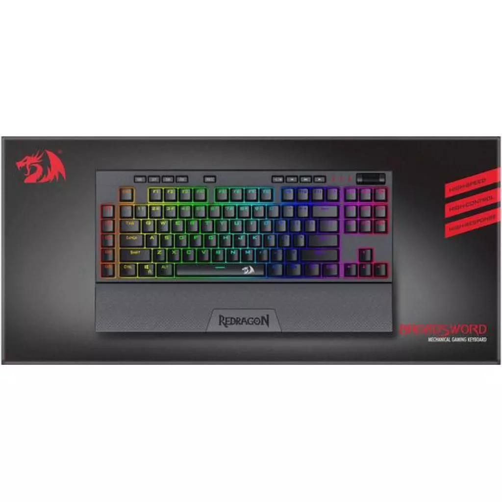 Клавиатура Redragon Broadsword RGB USB Black (77548) - 3