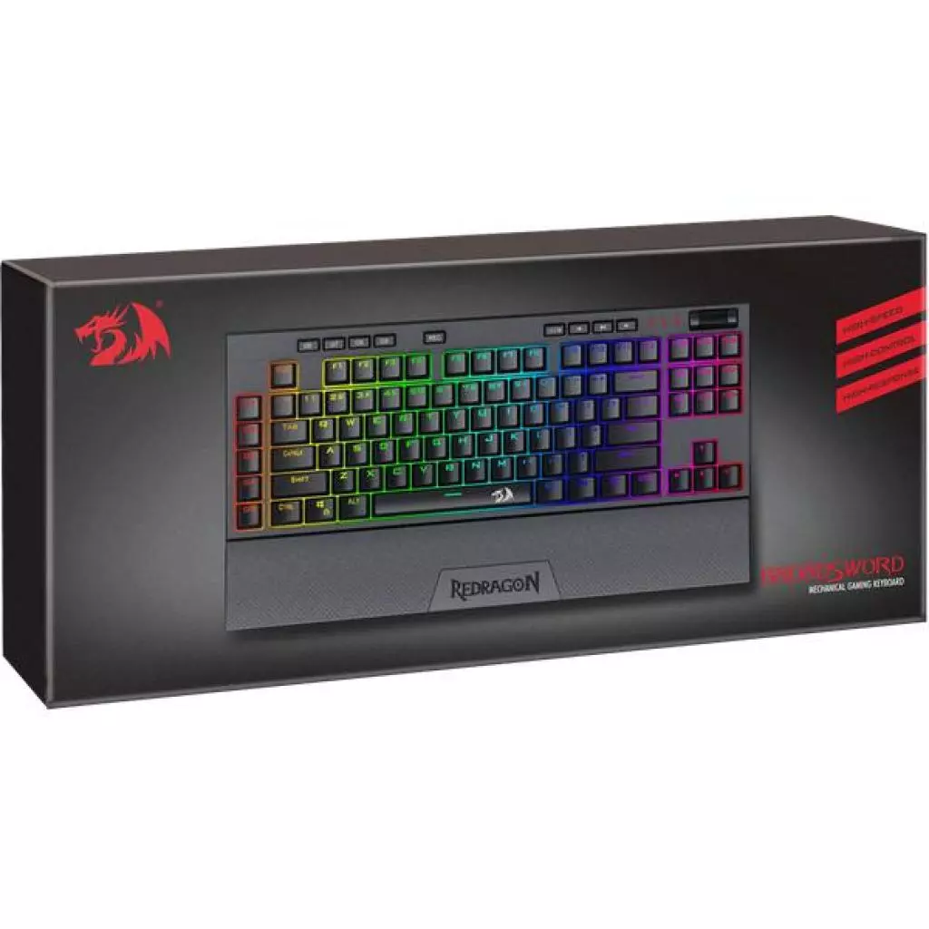 Клавиатура Redragon Broadsword RGB USB Black (77548) - 11