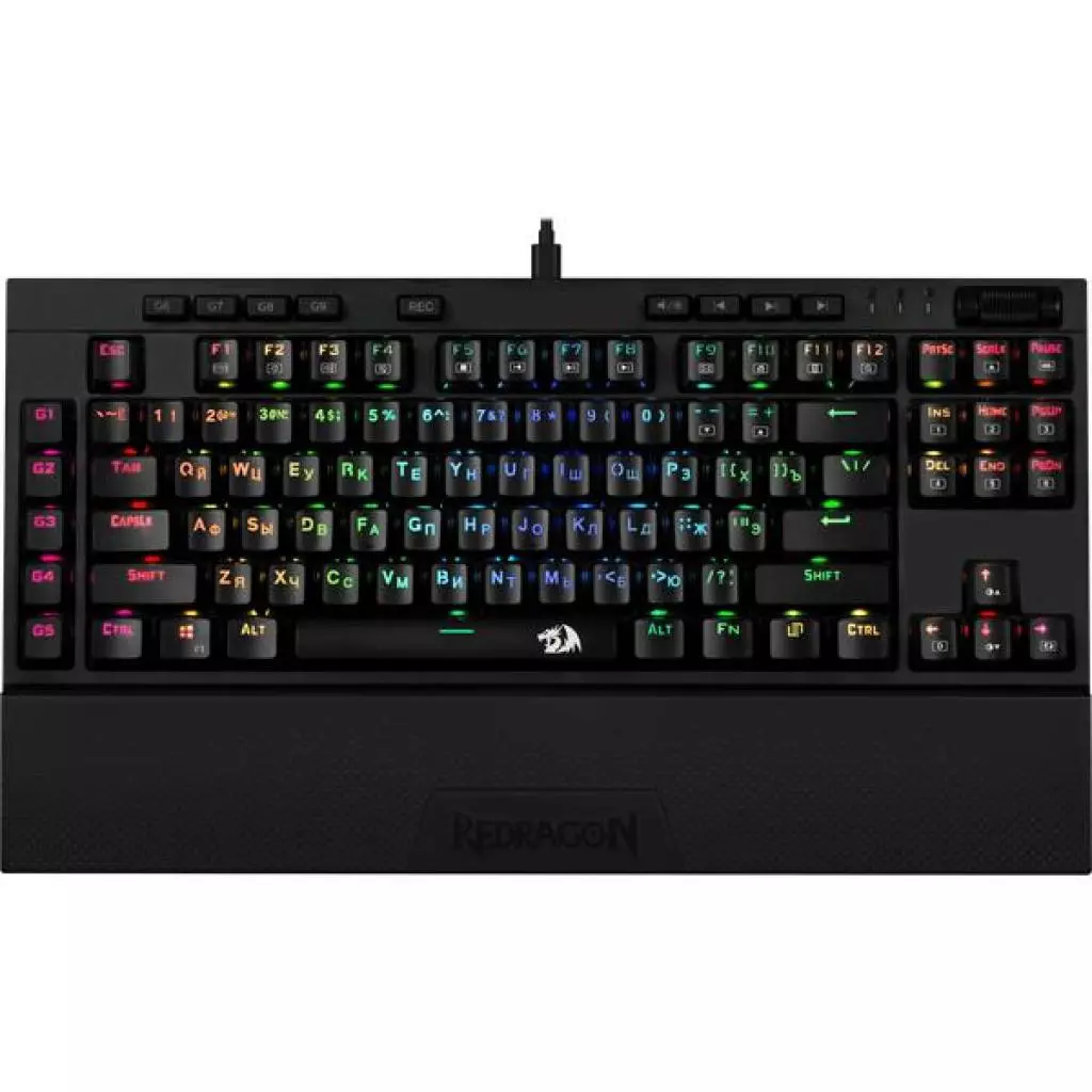 Клавиатура Redragon Broadsword RGB USB Black (77548)