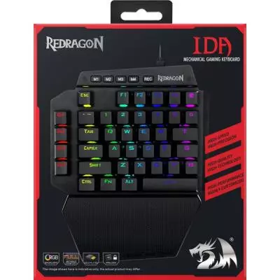 Клавиатура Redragon Ida RGB USB Black (77437) - 3 Клавиатура Redragon Ida RGB USB Black (77437) - 3