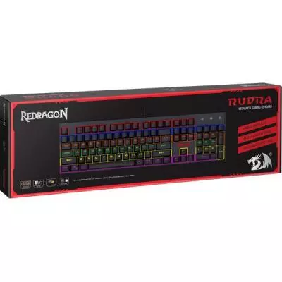 Клавиатура Redragon Rudra LED USB Black (78341) - 9 Клавиатура Redragon Rudra LED USB Black (78341) - 9