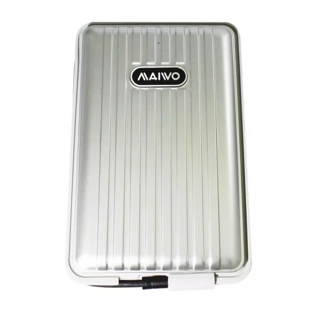 Карман внешний Maiwo для HDD/SSD 2.5" SATA через USB3.1 Type-C (K2529G1 silver) - 1 Карман внешний Maiwo для HDD/SSD 2.5" SATA через USB3.1 Type-C (K2529G1 silver) - 1