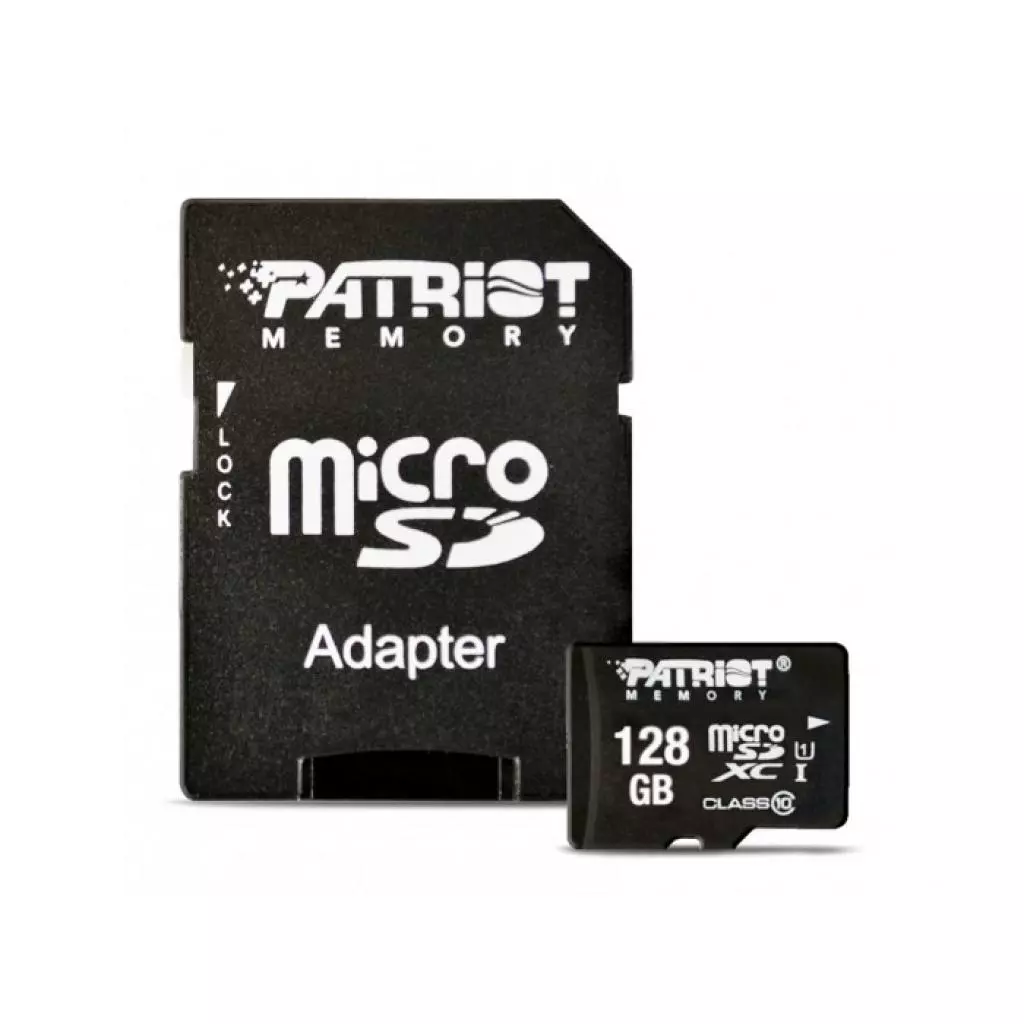 Карта памяти Patriot 128GB microSDXC class 10 UHS-I LX (PSF128GMCSDXC10) - 1 Карта памяти Patriot 128GB microSDXC class 10 UHS-I LX (PSF128GMCSDXC10) - 1