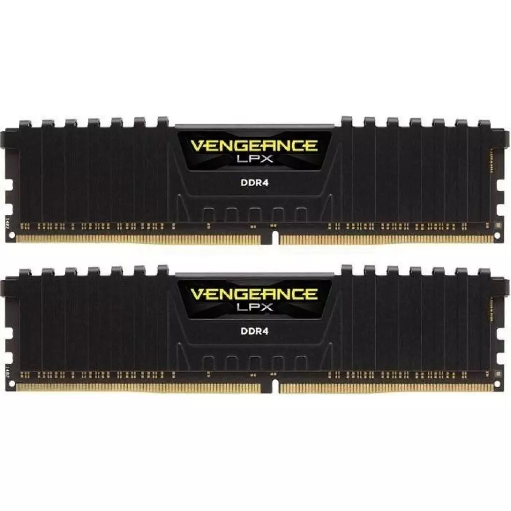 Модуль памяти для компьютера DDR4 16GB (2x8GB) 3200 MHz Vengeance LPX Black Corsair (CMK16GX4M2Z3200C16)