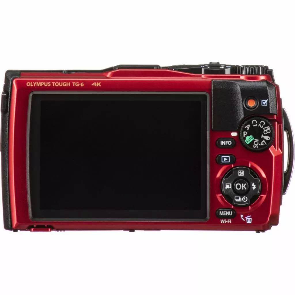 Цифровой фотоаппарат Olympus TG-6 Red (Waterproof - 15m; GPS; 4K; Wi-Fi) (V104210RE000) - 2 Цифровой фотоаппарат Olympus TG-6 Red (Waterproof - 15m; GPS; 4K; Wi-Fi) (V104210RE000) - 2