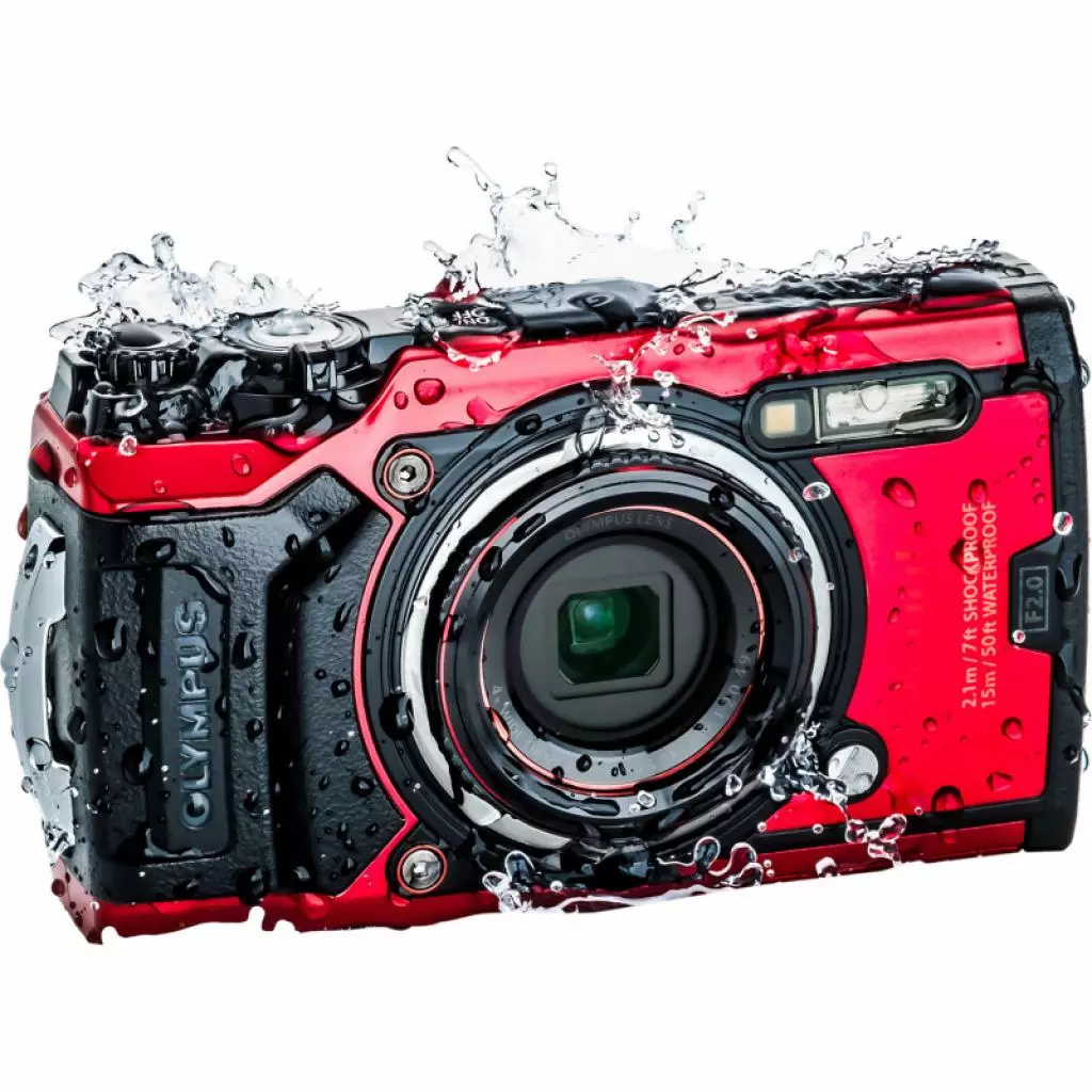 Цифровой фотоаппарат Olympus TG-6 Red (Waterproof - 15m; GPS; 4K; Wi-Fi) (V104210RE000) - 5 Цифровой фотоаппарат Olympus TG-6 Red (Waterproof - 15m; GPS; 4K; Wi-Fi) (V104210RE000) - 5