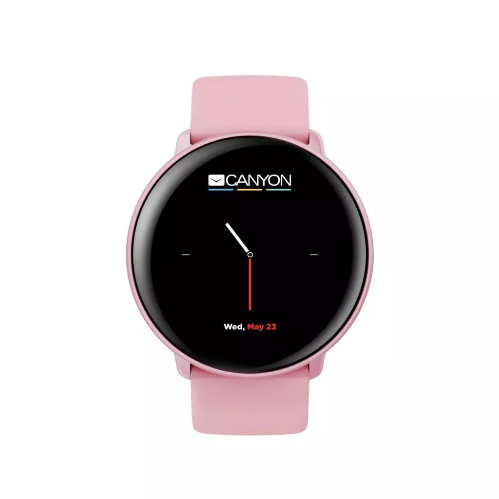 Смарт-часы Canyon CNS-SW75PP Pink with extra pink leather belt (CNS-SW75PP) - 1 Смарт-часы Canyon CNS-SW75PP Pink with extra pink leather belt (CNS-SW75PP) - 1