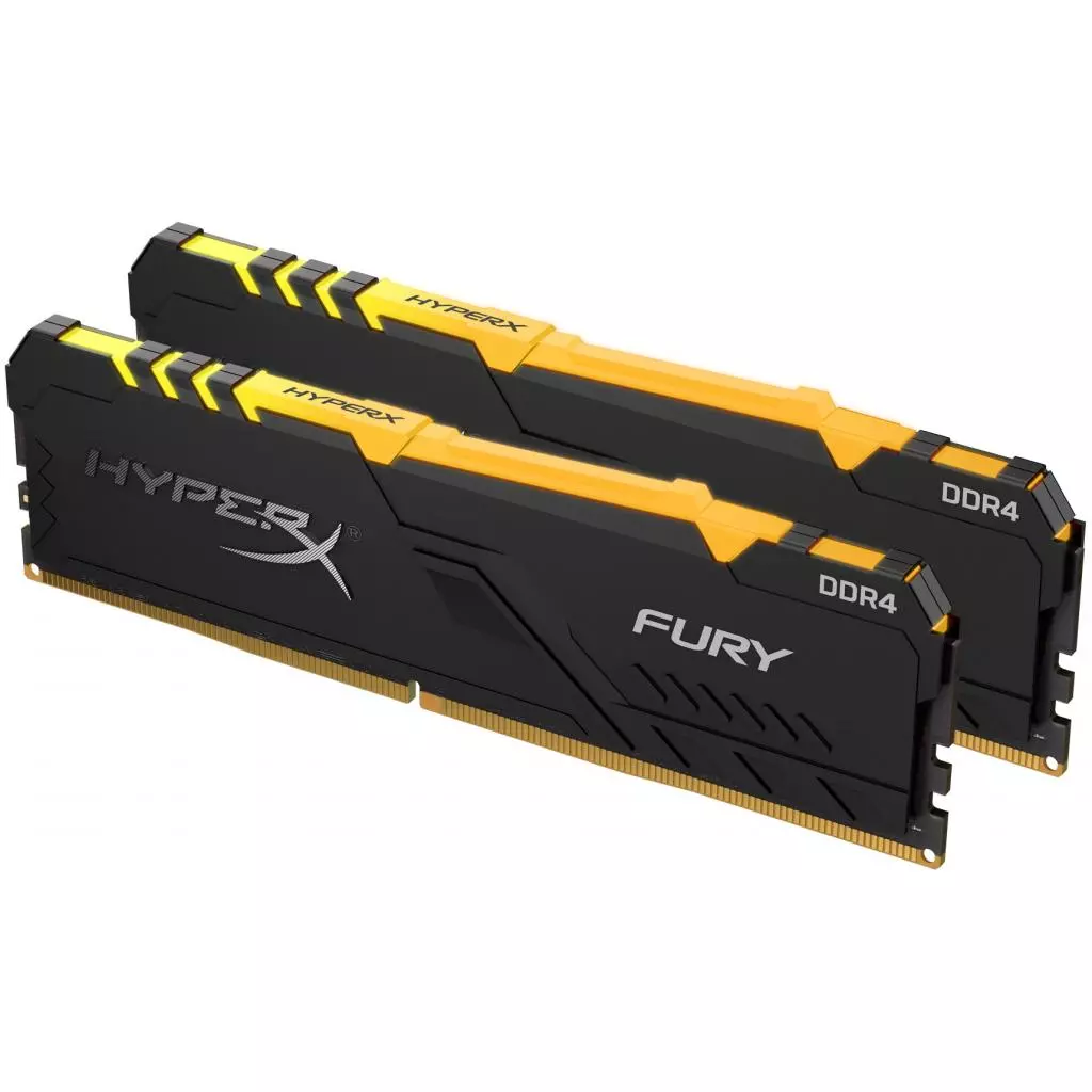 Модуль памяти для компьютера DDR4 32GB (2x16GB) 3733 MHz HyperX Fury RGB Kingston Fury (ex.HyperX) (HX437C19FB3AK2/32) - 2 Модуль памяти для компьютера DDR4 32GB (2x16GB) 3733 MHz HyperX Fury RGB Kingston Fury (ex.HyperX) (HX437C19FB3AK2/32) - 2