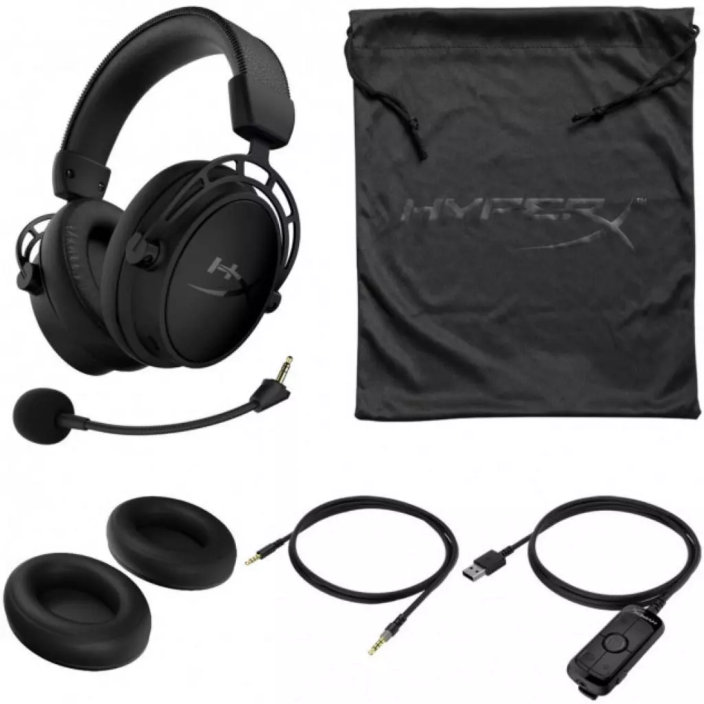 Наушники HyperX Cloud Alpha S Blackout (HX-HSCAS-BK/WW) - 6 Наушники HyperX Cloud Alpha S Blackout (HX-HSCAS-BK/WW) - 6