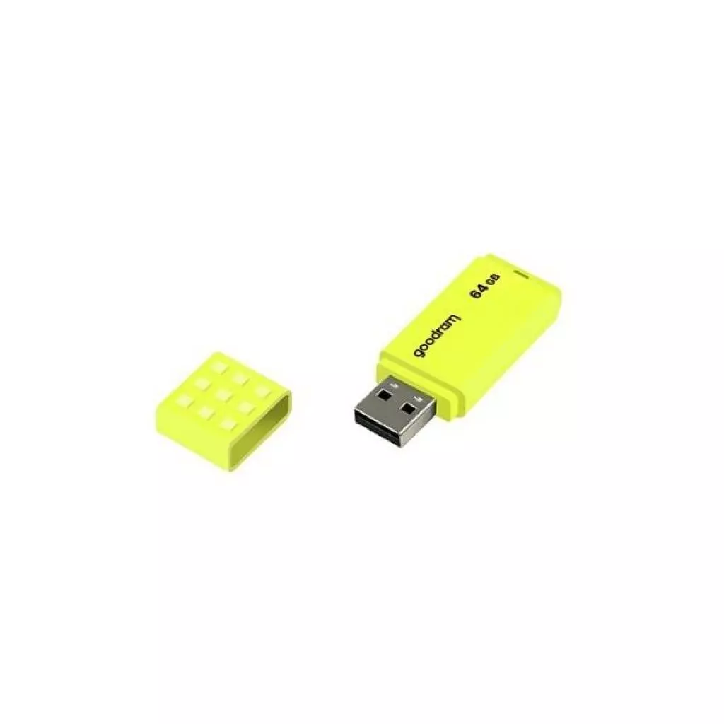 USB флеш накопитель Goodram 64GB UME2 Yellow USB 2.0 (UME2-0640Y0R11) - 1