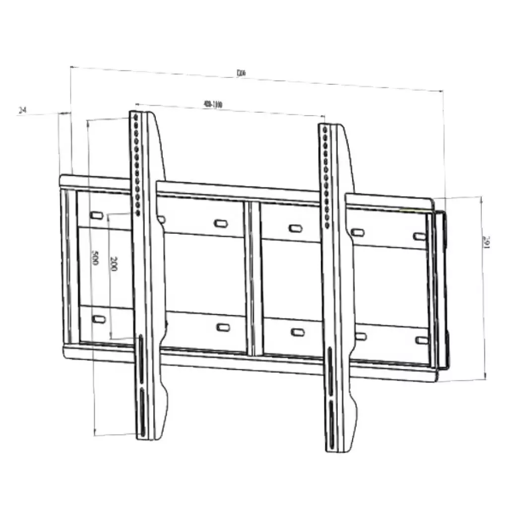 Кронштейн WM4P-B KSL - 1 Кронштейн WM4P-B KSL - 1
