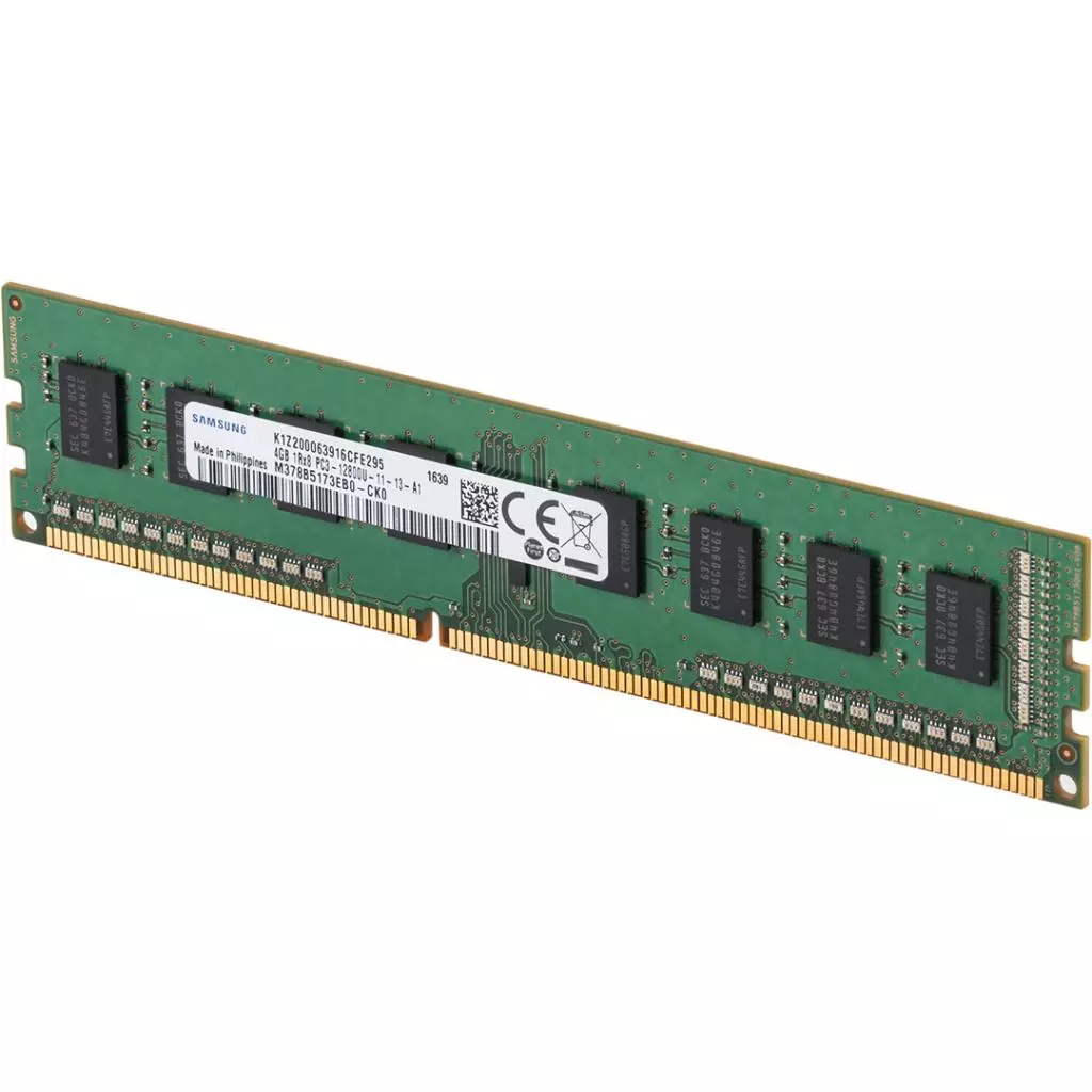 Модуль памяти для компьютера DDR3 4GB 1600 MHz Samsung (M378B5173EB0-CK0) - 2 Модуль памяти для компьютера DDR3 4GB 1600 MHz Samsung (M378B5173EB0-CK0) - 2