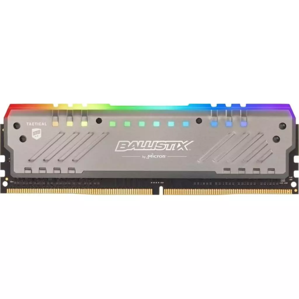 Модуль памяти для компьютера DDR4 8GB 3200 MHz Ballistix Tracer RGB Micron (BLT8G4D32AET4K)