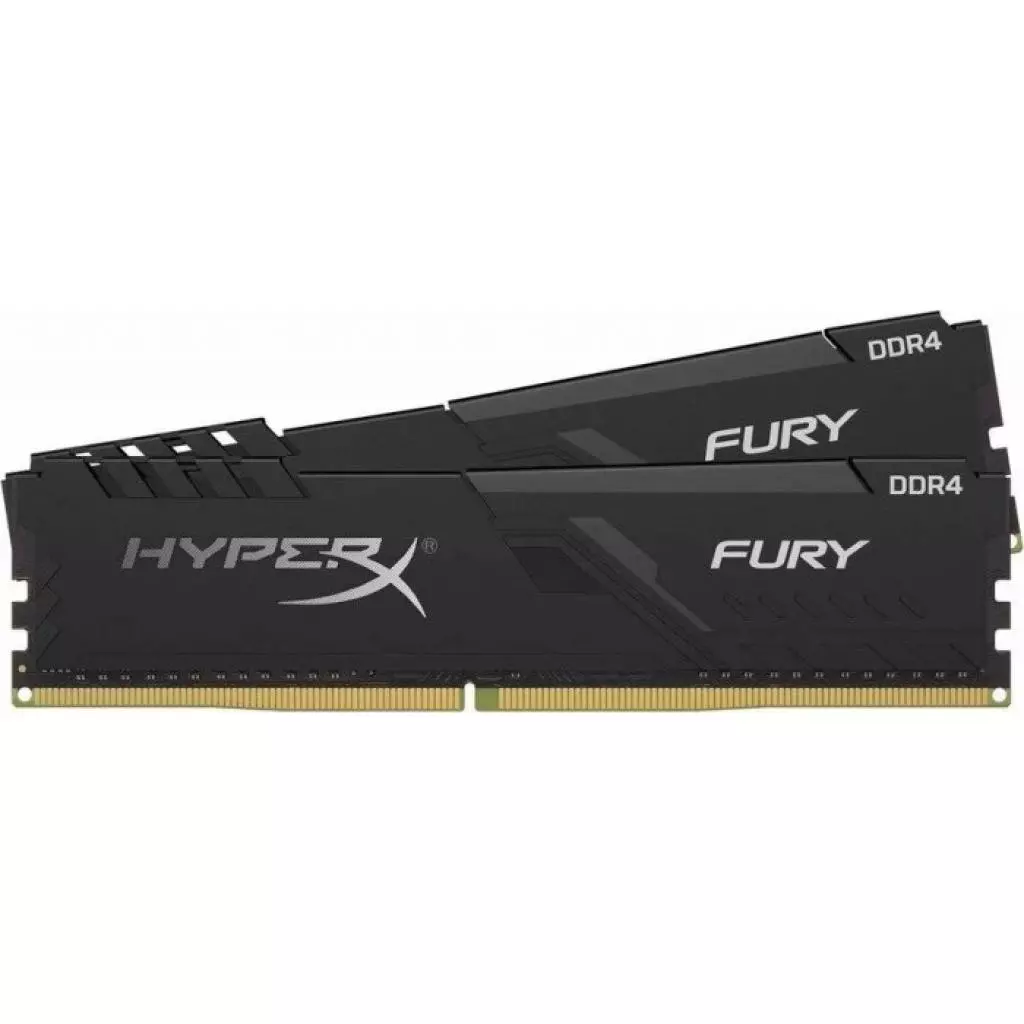 Модуль памяти для компьютера DDR4 64GB (2x32GB) 2666 MHz HyperX Fury Black Kingston Fury (ex.HyperX) (HX426C16FB3K2/64) - 1 Модуль памяти для компьютера DDR4 64GB (2x32GB) 2666 MHz HyperX Fury Black Kingston Fury (ex.HyperX) (HX426C16FB3K2/64) - 1