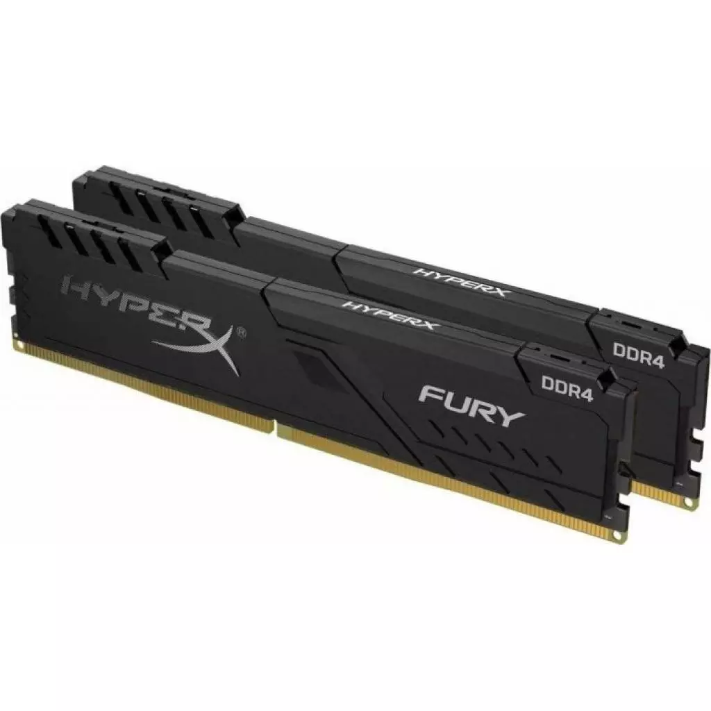 Модуль памяти для компьютера DDR4 64GB (2x32GB) 2666 MHz HyperX Fury Black Kingston Fury (ex.HyperX) (HX426C16FB3K2/64) - 2 Модуль памяти для компьютера DDR4 64GB (2x32GB) 2666 MHz HyperX Fury Black Kingston Fury (ex.HyperX) (HX426C16FB3K2/64) - 2