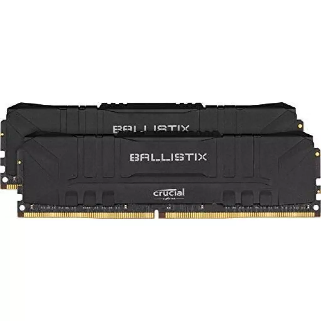 Модуль памяти для компьютера DDR4 16GB (2x8GB) 2400 MHz Ballistix Black Micron (BL2K8G24C16U4B)