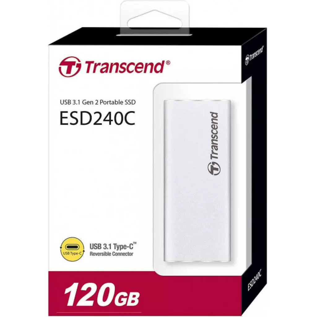 Накопитель SSD USB 3.1 120GB Transcend (TS120GESD240C) - 3