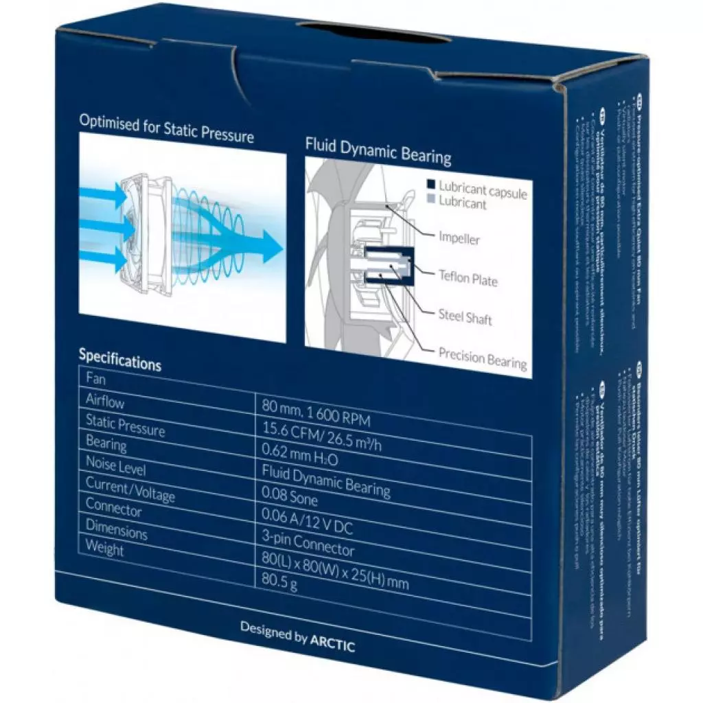 Кулер для корпуса Arctic P12 PWM Black (ACFAN00119A) - 4 Кулер для корпуса Arctic P12 PWM Black (ACFAN00119A) - 4