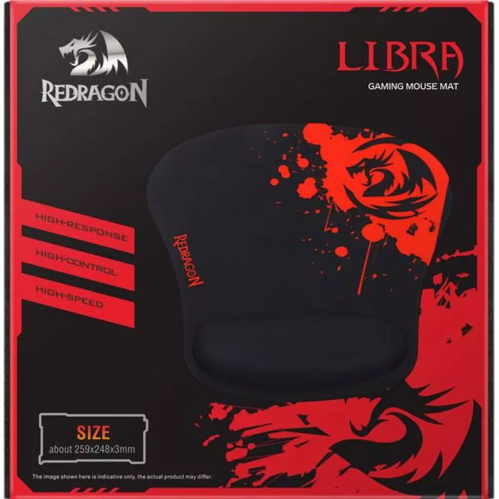 Коврик для мышки Redragon Libra Speed Black-Red (78305) - 5
