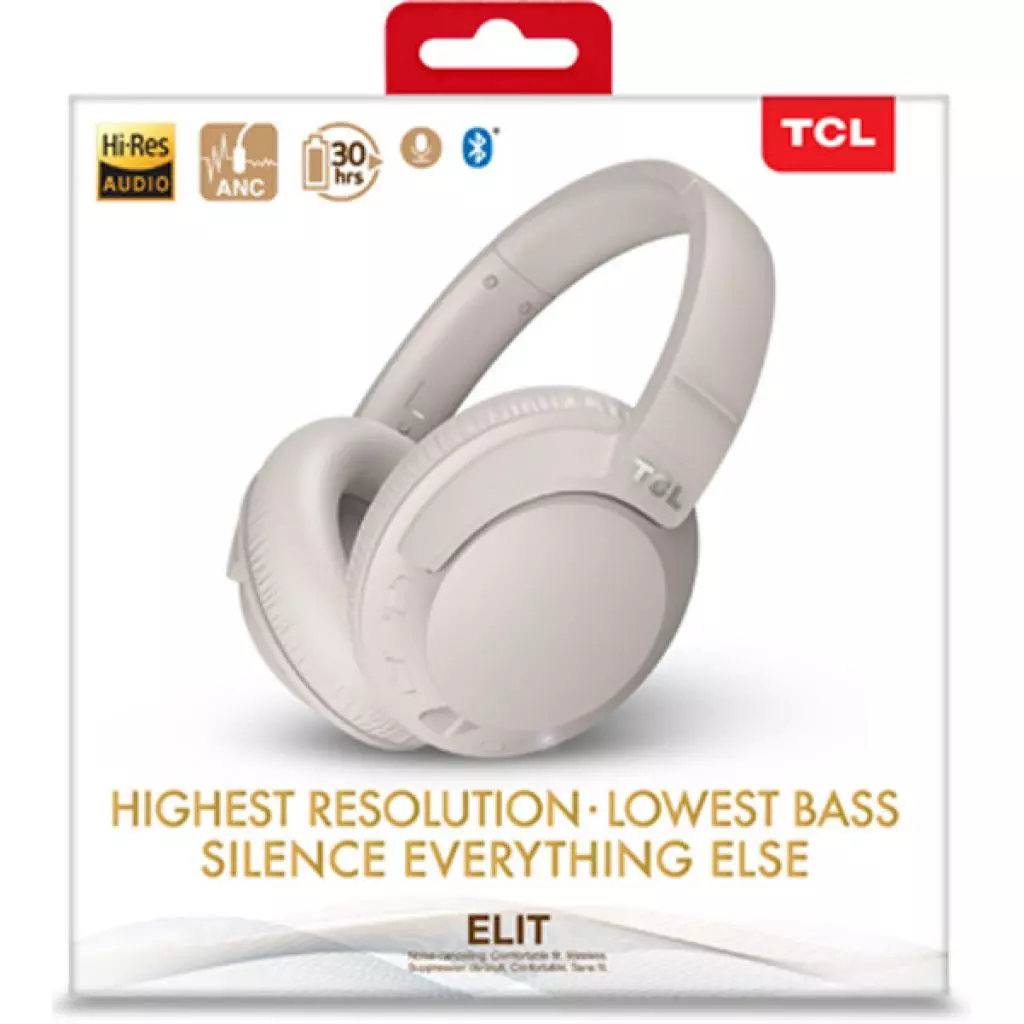 Наушники TCL ELIT400NC Bluetooth Cement Gray (ELIT400NCWT-EU) - 7 Наушники TCL ELIT400NC Bluetooth Cement Gray (ELIT400NCWT-EU) - 7