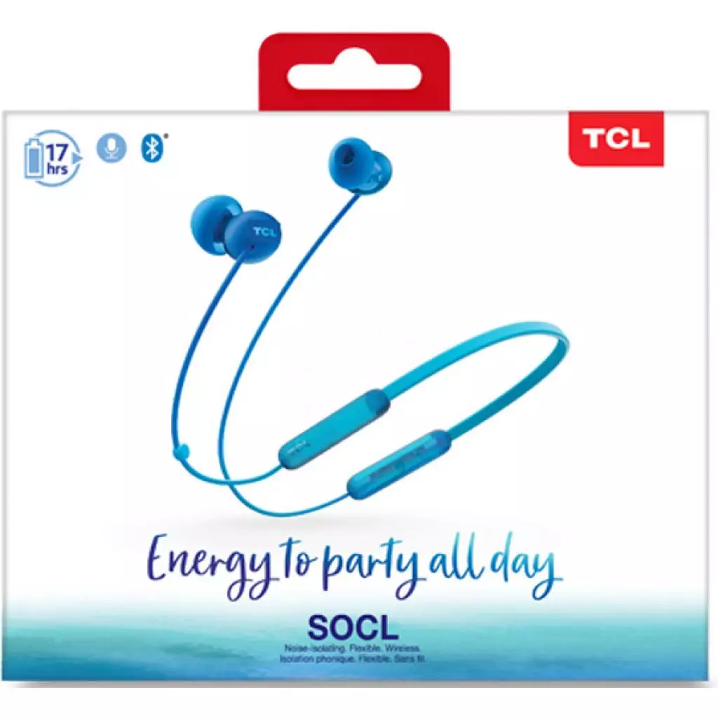 Наушники TCL SOCL300BT Bluetooth Ocean Blue (SOCL300BTBL-EU) - 6