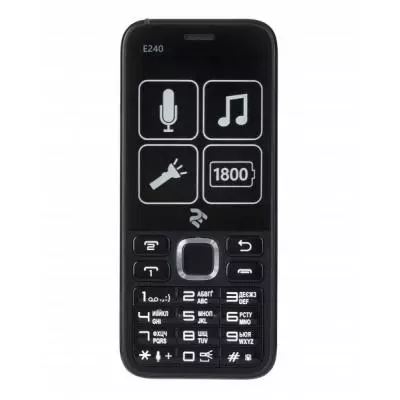 Мобильный телефон 2E E240 DualSim Black (70874407113) - 2 Мобильный телефон 2E E240 DualSim Black (70874407113) - 2