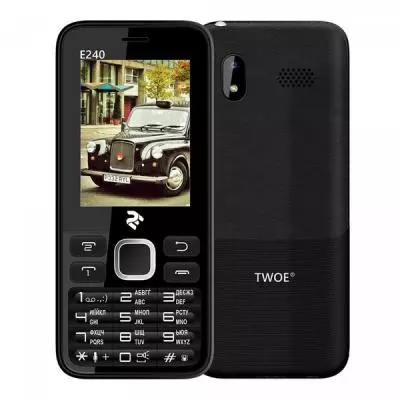 Мобильный телефон 2E E240 DualSim Black (70874407113)