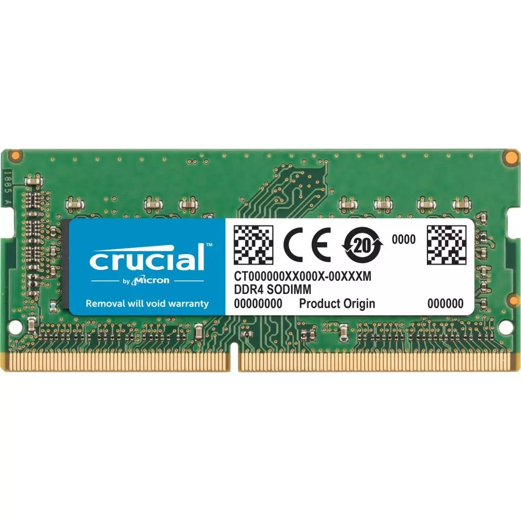 Модуль памяти для ноутбука SoDIMM DDR4 8GB 2666 MHz Micron (CT8G4S266M)