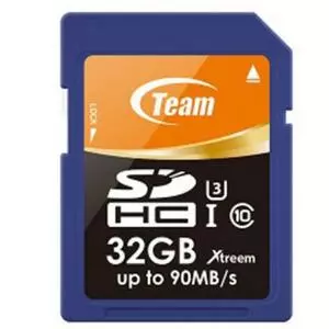 Карта памяти Team 32GB SDHC Class 10 UHS-I/U3 XTreem (TSDHC32GU301)