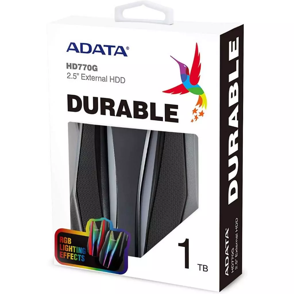 Внешний жесткий диск 2.5" 1TB ADATA (AHD770G-1TU32G1-CBK) - 6